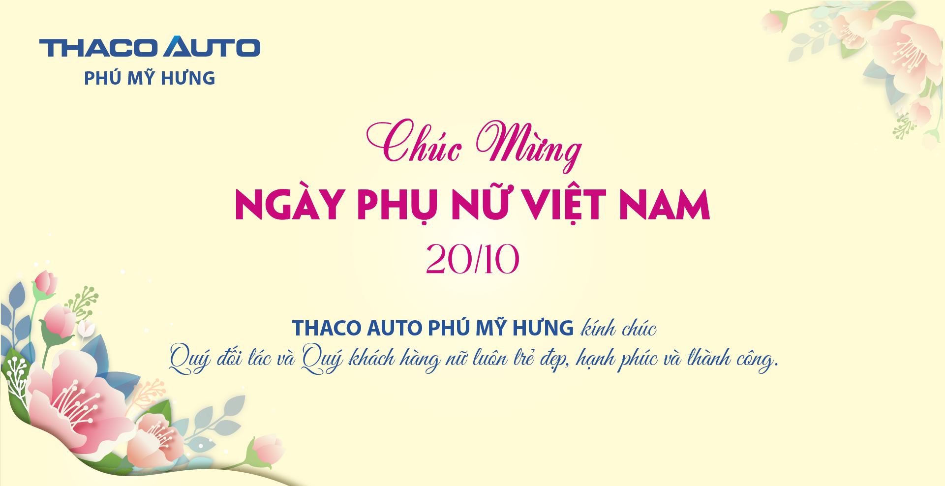 CHÚC MỪNG NGÀY PHỤ NỮ VIỆT NAM 20/10