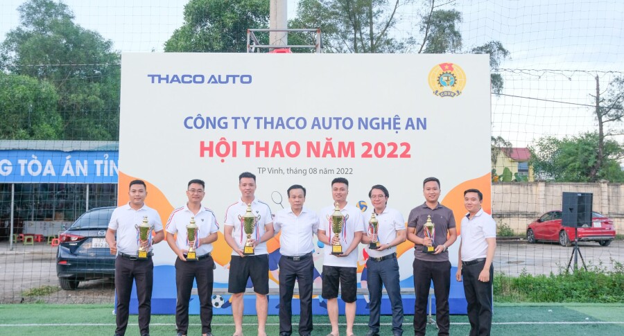 BẾ MẠC HỘI THAO 2022 -  KỶ NIỆM 25 NĂM THÀNH LẬP TẬP ĐOÀN THACO TRƯỜNG HẢI & 10 NĂM THÀNH LẬP TRƯỜNG HẢI NGHỆ AN.