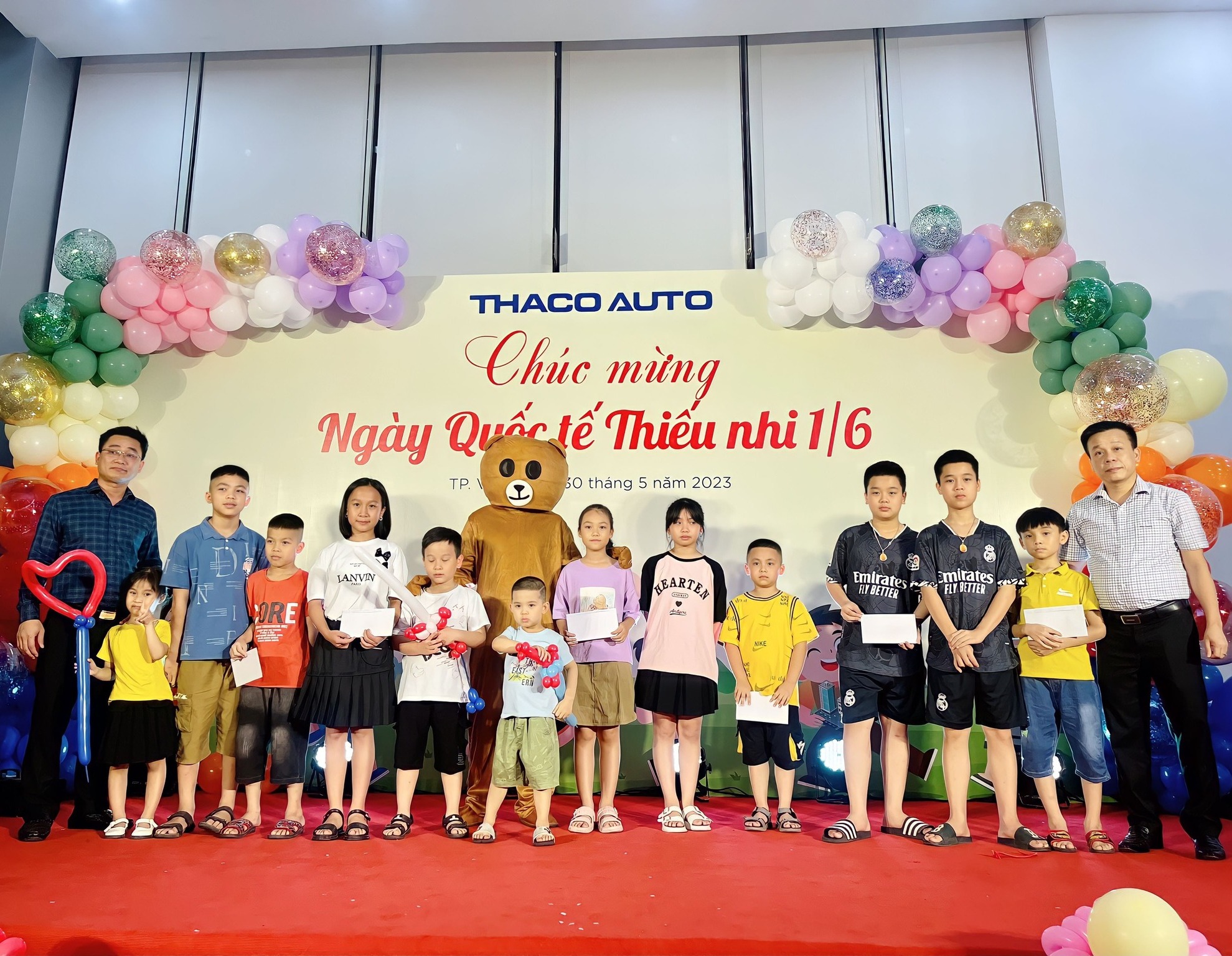 Sôi nổi hoạt động ngày Quốc tế thiếu nhi 1/6 tại Thaco Auto Nghệ An