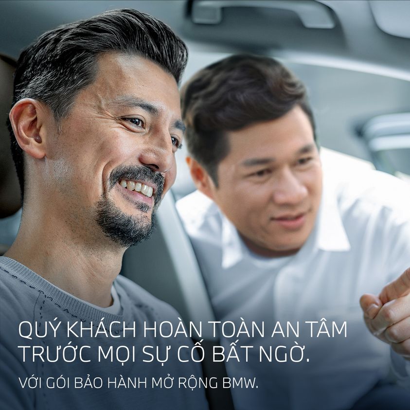 An tâm trước mọi sự cố bất ngờ với gói bảo hành mở rộng BMW Vinh