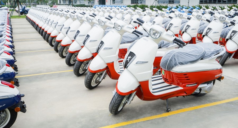 THACO AUTO exports Peugeot Django 150cc to ASEAN markets