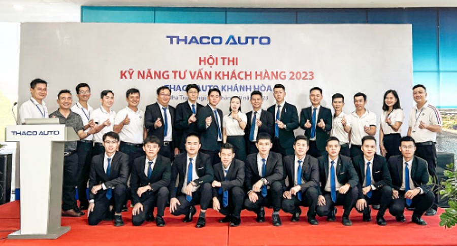 THACO AUTO Khánh Hòa tổ chức Hội thi “Kỹ năng tư vấn khách hàng năm 2023”