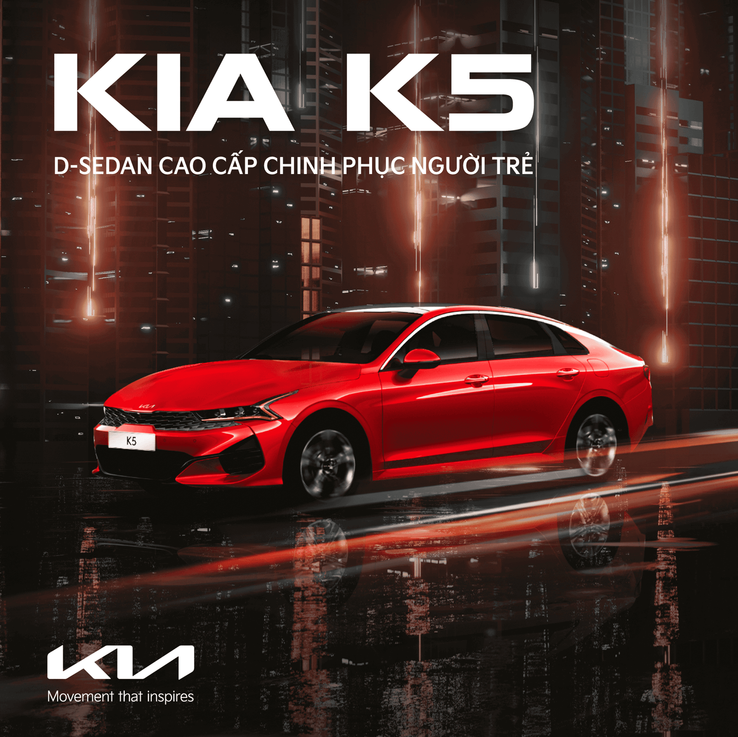 Kia K5 – D sedan cao cấp chinh phục người trẻ