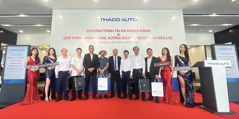 THACO AUTO Lam Dong expresses gratitude to customers and launches Bao Loc showroom and service workshop