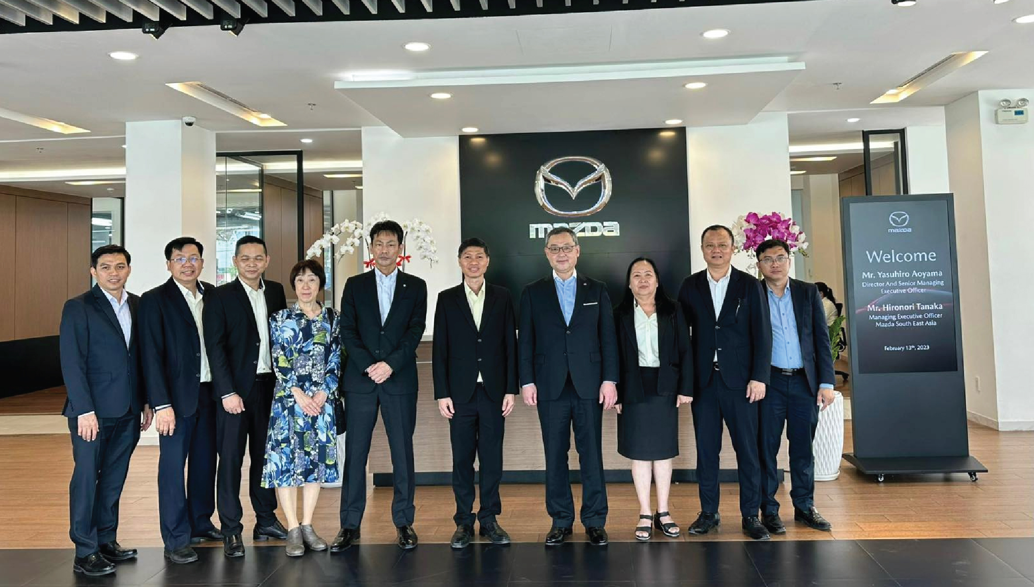 Đón tiếp tập đoàn Mazda Motor toàn cầu đến thăm và làm việc tại THACO AUTO