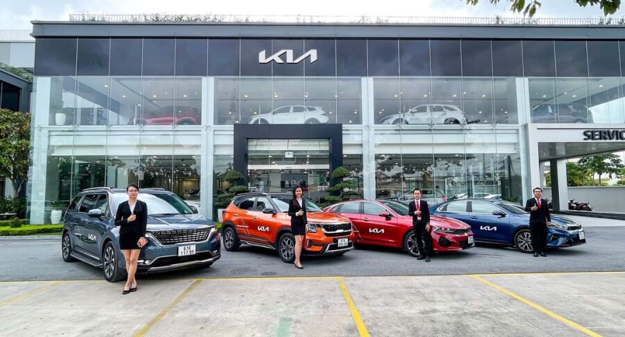 Sự kiện lái thử xe KIA tại Showroom KIA Bình Dương